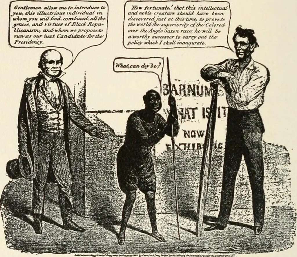 An illustration from Our political drama, conventions, campaigns, candidates, 1904, leaf 119