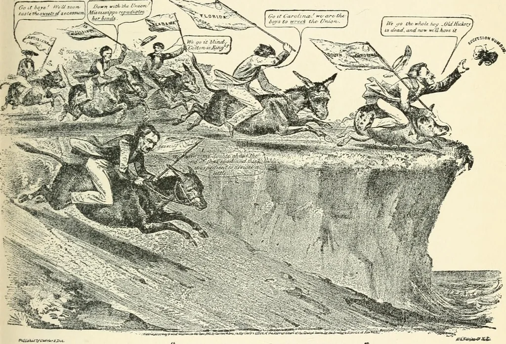 An illustration from Our political drama, conventions, campaigns, candidates, 1904, leaf 142
