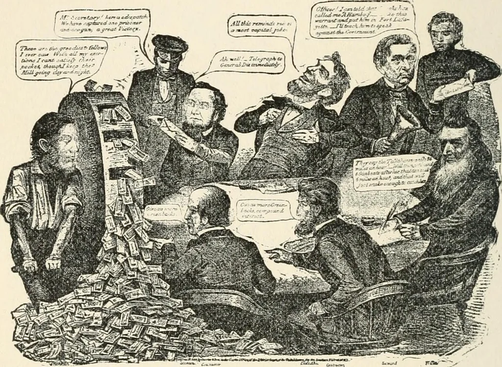 An illustration from Our political drama, conventions, campaigns, candidates, 1904, leaf 143