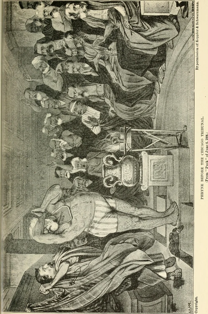 An illustration from Our political drama, conventions, campaigns, candidates, 1904, leaf 154
