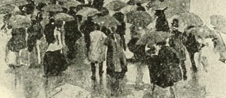 An illustration from Our political drama, conventions, campaigns, candidates, 1904, leaf 210