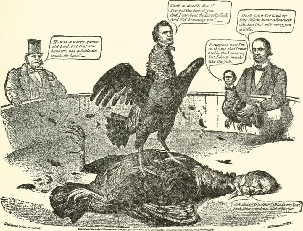An illustration from Our political drama, conventions, campaigns, candidates, 1904, leaf 122