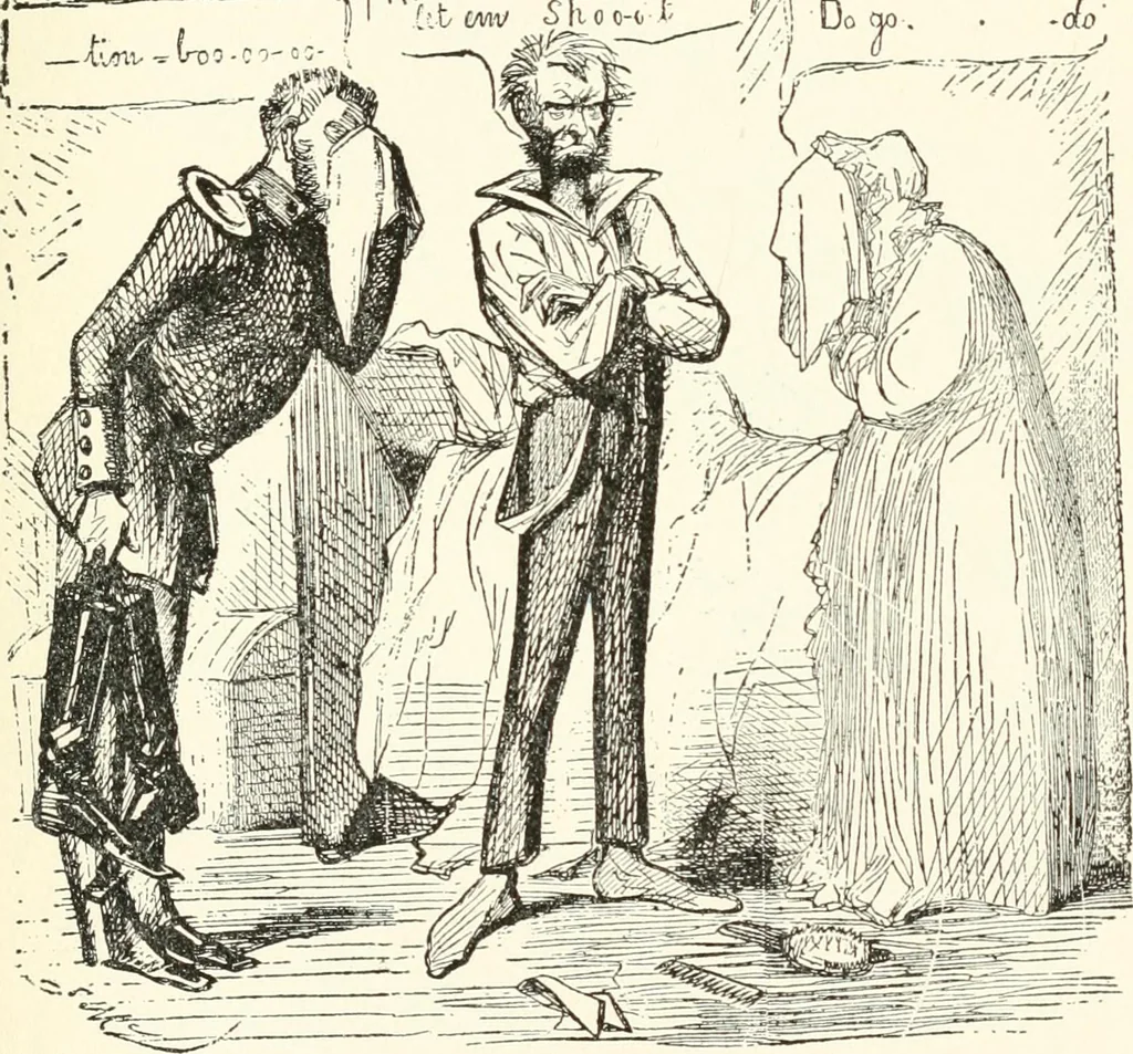 An illustration from Our political drama, conventions, campaigns, candidates, 1904, leaf 134