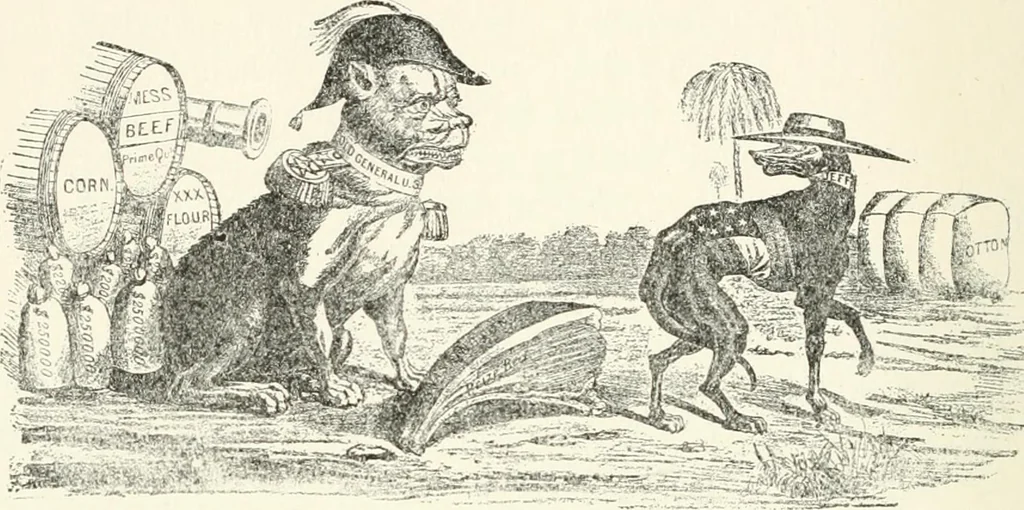 An illustration from Our political drama, conventions, campaigns, candidates, 1904, leaf 147