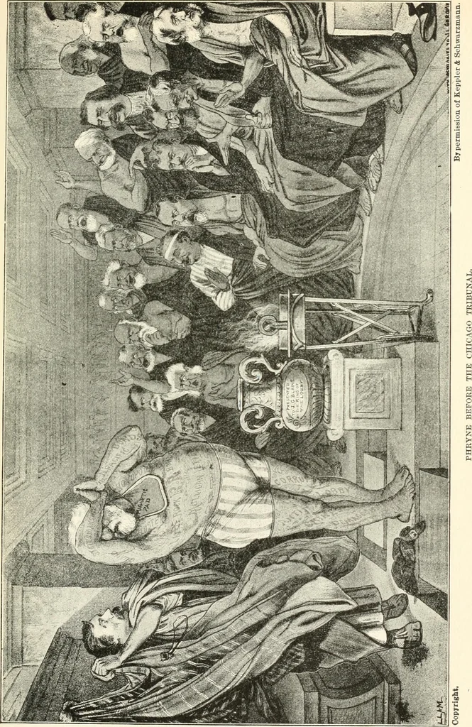 An illustration from Our political drama, conventions, campaigns, candidates, 1904, leaf 152