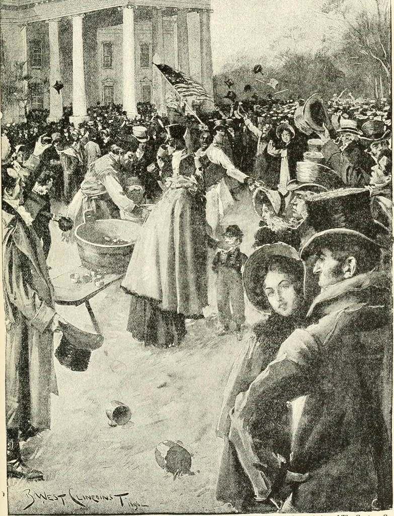 An illustration from Our political drama, conventions, campaigns, candidates, 1904, leaf 204