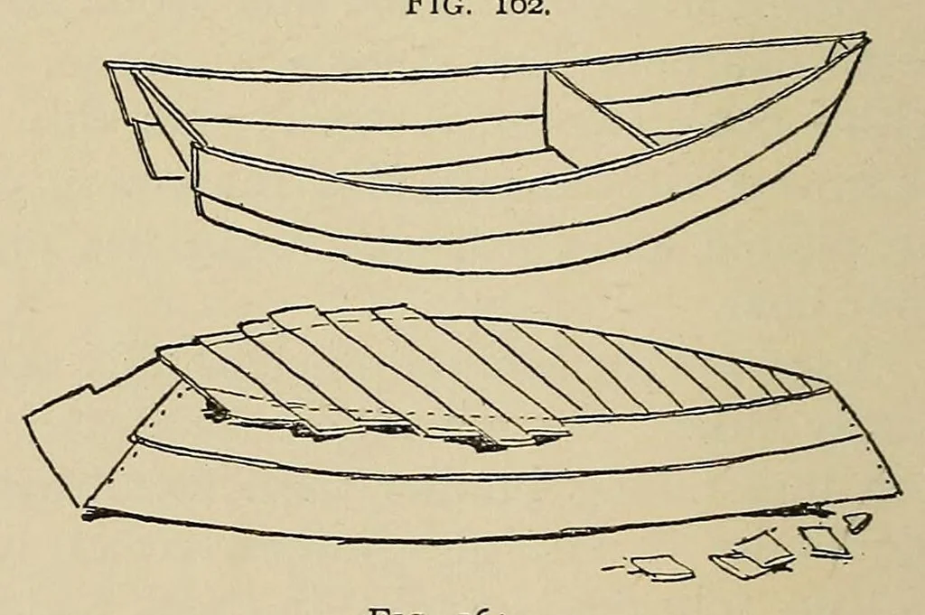 An illustration from Outdoor games for all seasons, 1896, leaf 216