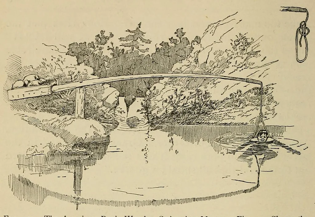 An illustration from Outdoor games for all seasons, 1896, leaf 292