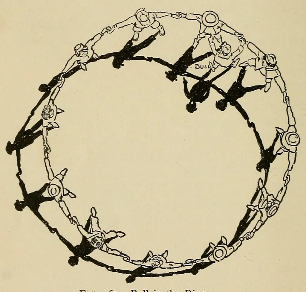 An illustration from Outdoor games for all seasons, 1896, leaf 330