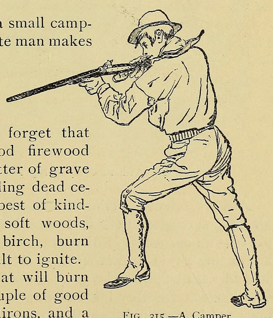 An illustration from Outdoor games for all seasons, 1896, leaf 407