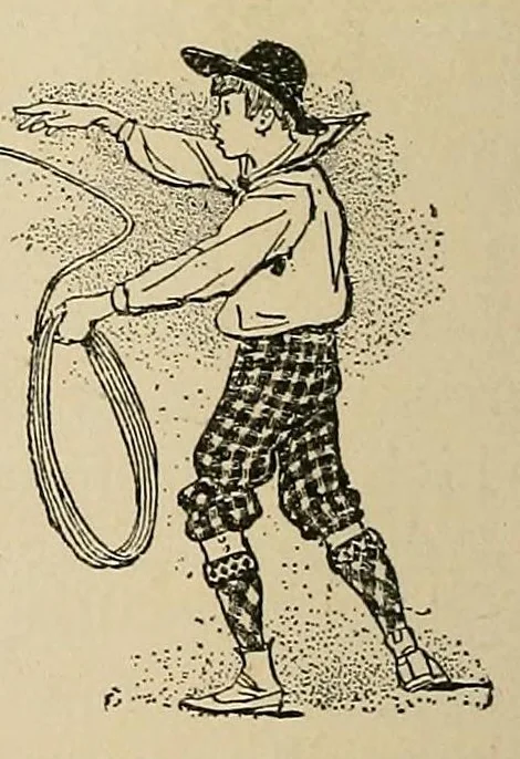 An illustration from Outdoor games for all seasons, 1896, leaf 432