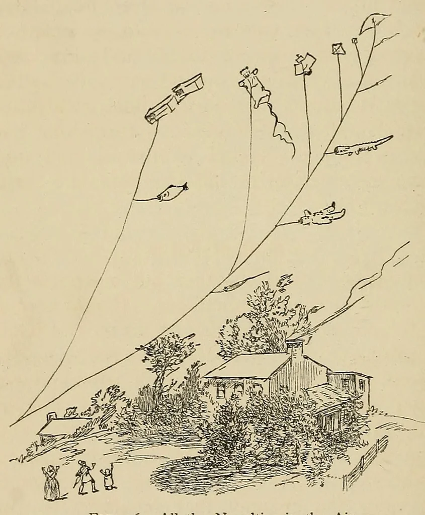 An illustration from Outdoor games for all seasons, 1896, leaf 98