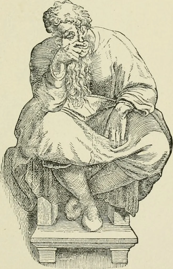 An illustration from An outline history of painting for young people and students, 1883, leaf 116