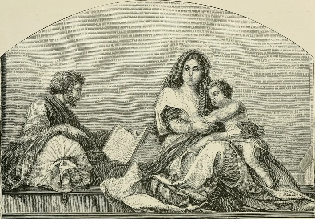 An illustration from An outline history of painting for young people and students, 1883, leaf 121