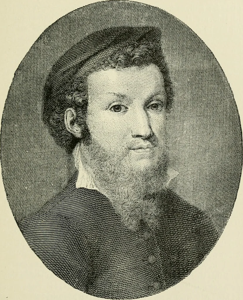 An illustration from An outline history of painting for young people and students, 1883, leaf 148