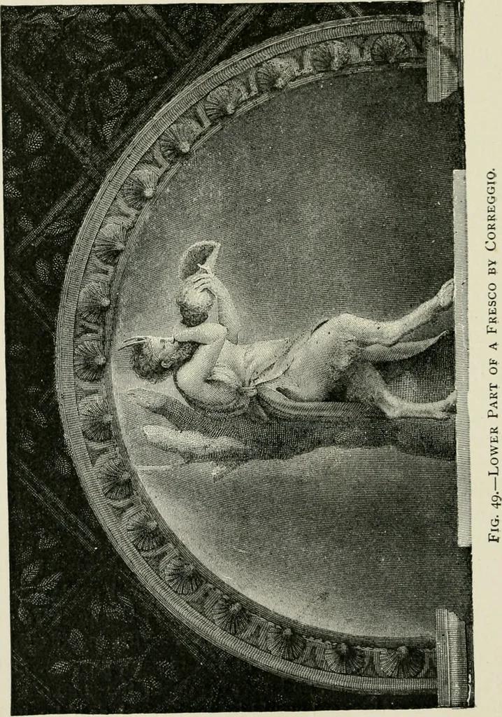 An illustration from An outline history of painting for young people and students, 1883, leaf 153