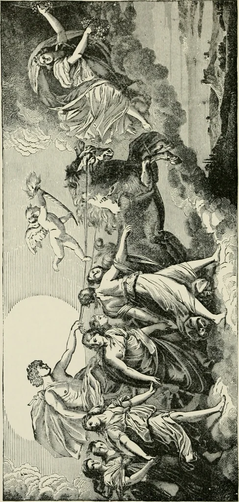 An illustration from An outline history of painting for young people and students, 1883, leaf 159
