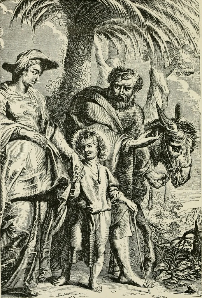 An illustration from An outline history of painting for young people and students, 1883, leaf 181