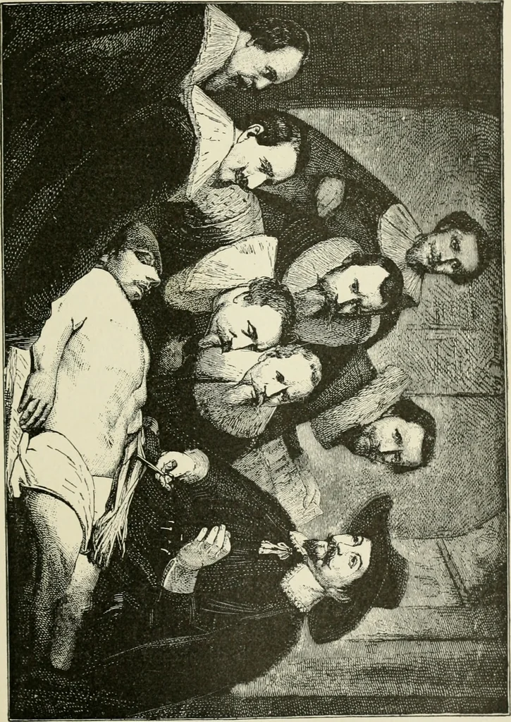 An illustration from An outline history of painting for young people and students, 1883, leaf 198