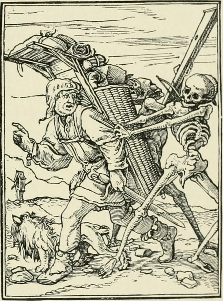 An illustration from An outline history of painting for young people and students, 1883, leaf 208