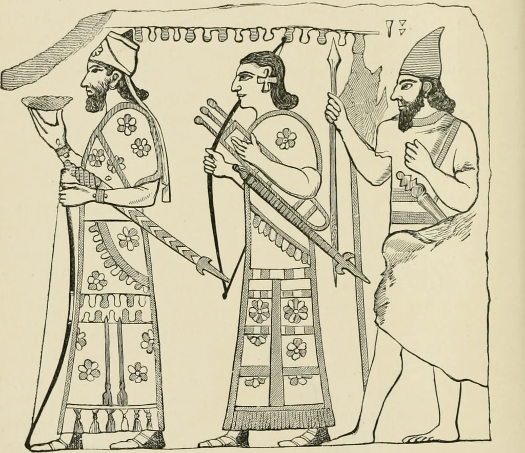 An illustration from An outline history of painting for young people and students, 1883, leaf 25