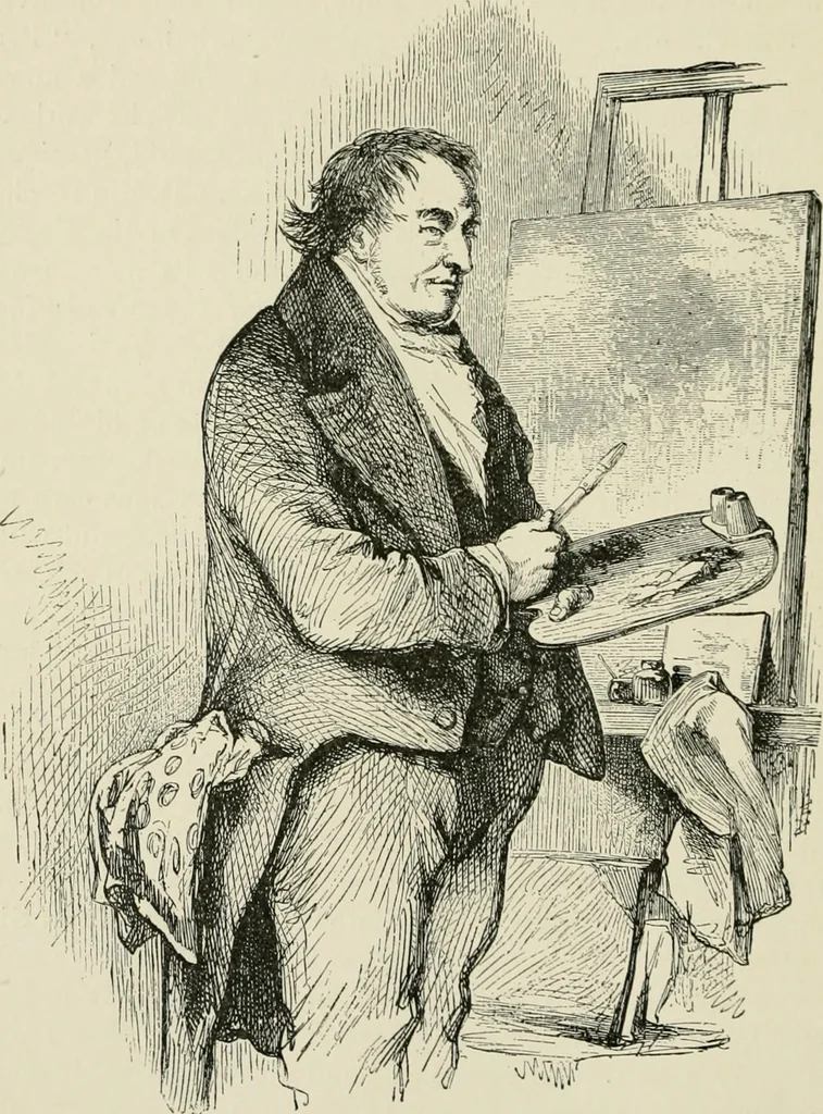 An illustration from An outline history of painting for young people and students, 1883, leaf 287