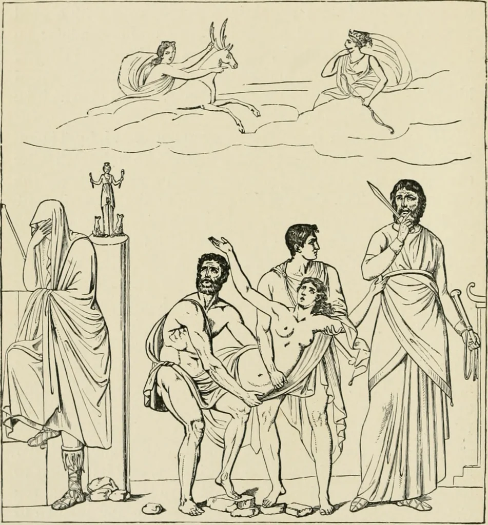 An illustration from An outline history of painting for young people and students, 1883, leaf 31