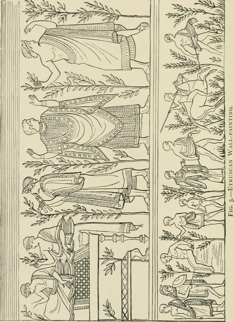 An illustration from An outline history of painting for young people and students, 1883, leaf 37