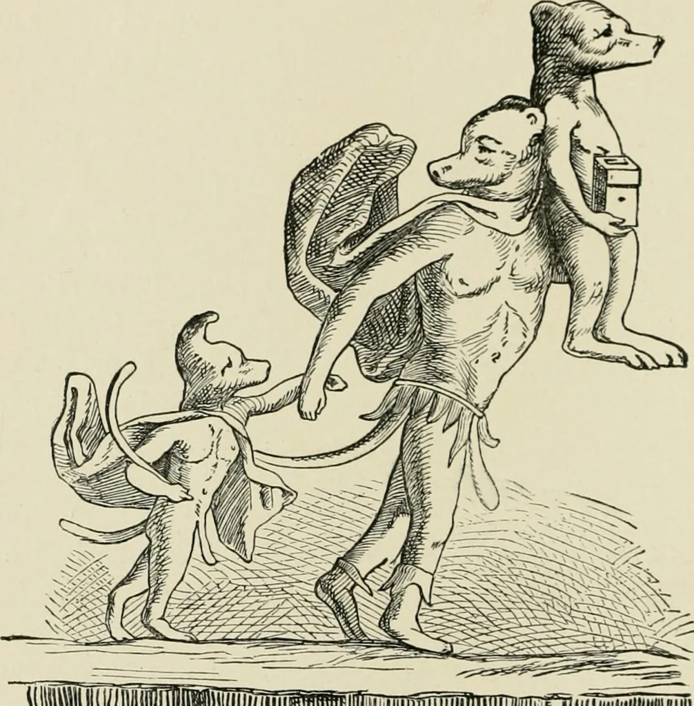 An illustration from An outline history of painting for young people and students, 1883, leaf 45
