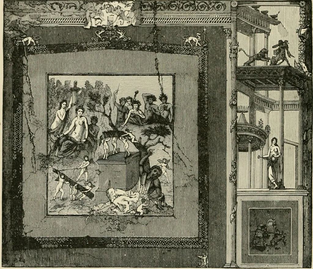 An illustration from An outline history of painting for young people and students, 1883, leaf 47