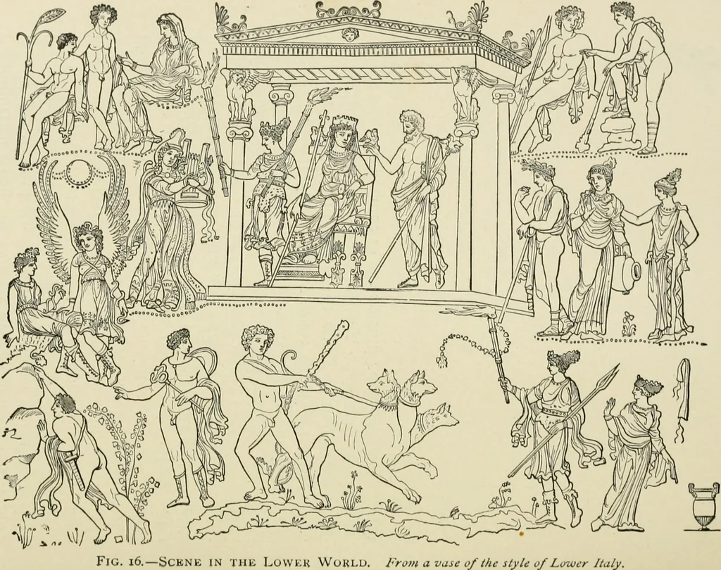 An illustration from An outline history of painting for young people and students, 1883, leaf 54