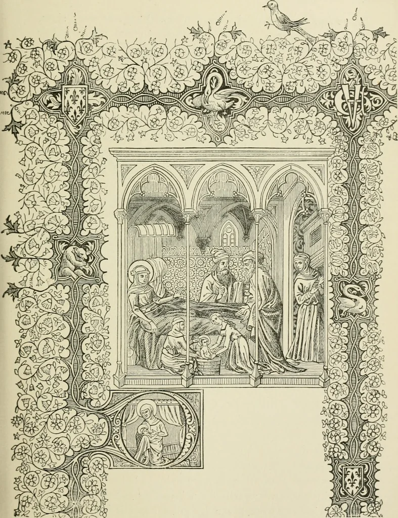 An illustration from An outline history of painting for young people and students, 1883, leaf 72
