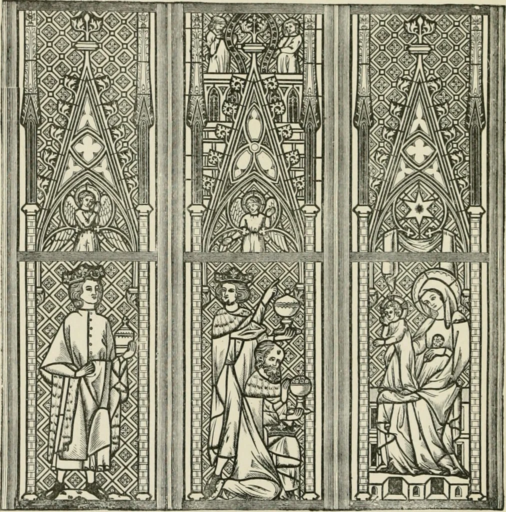 An illustration from An outline history of painting for young people and students, 1883, leaf 75