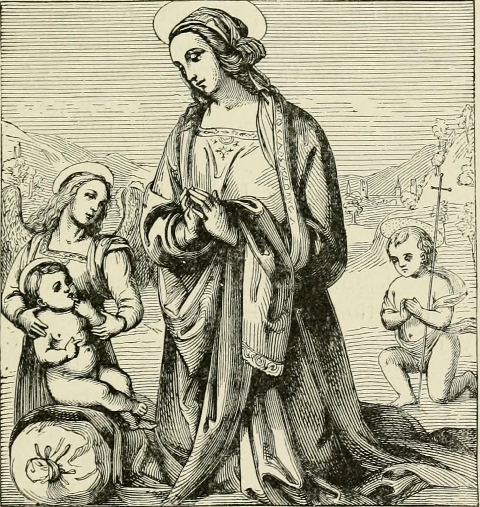 An illustration from An outline history of painting for young people and students, 1883, leaf 98