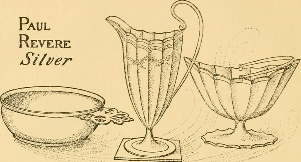 An illustration from An outline of the life and works of Col. Paul Revere; with a partial catalogue of silverware bearing his name, 1901, leaf 15