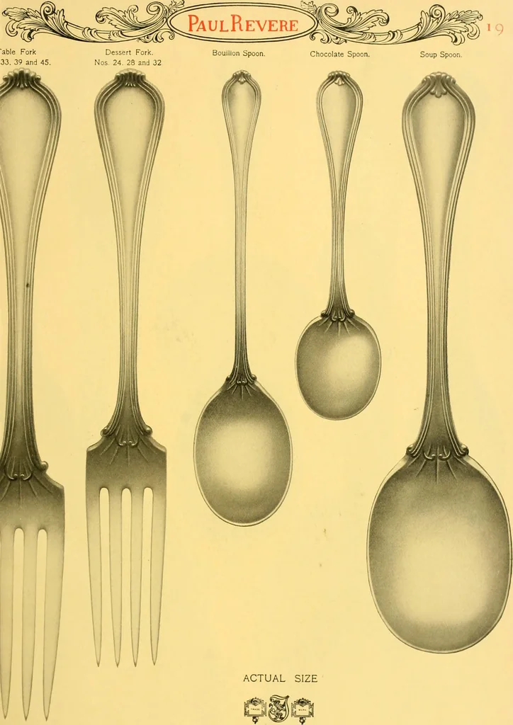 An illustration from An outline of the life and works of Col. Paul Revere; with a partial catalogue of silverware bearing his name, 1901, leaf 22