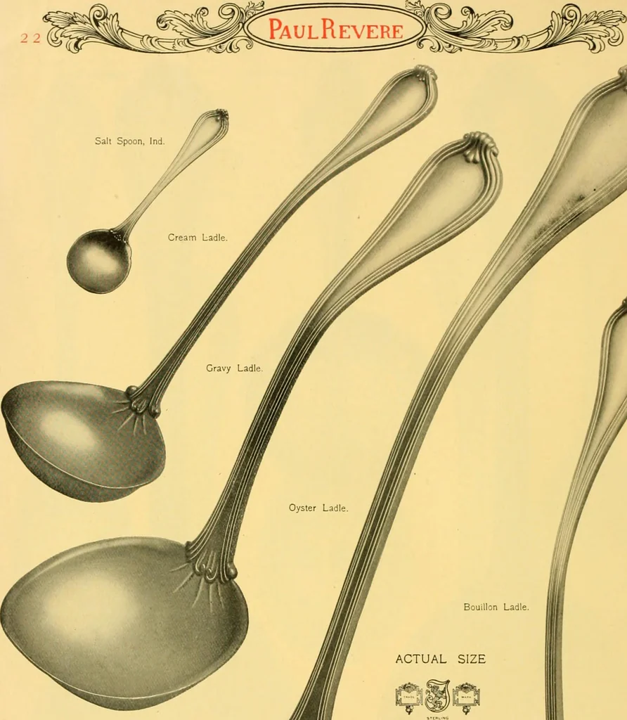 An illustration from An outline of the life and works of Col. Paul Revere; with a partial catalogue of silverware bearing his name, 1901, leaf 25