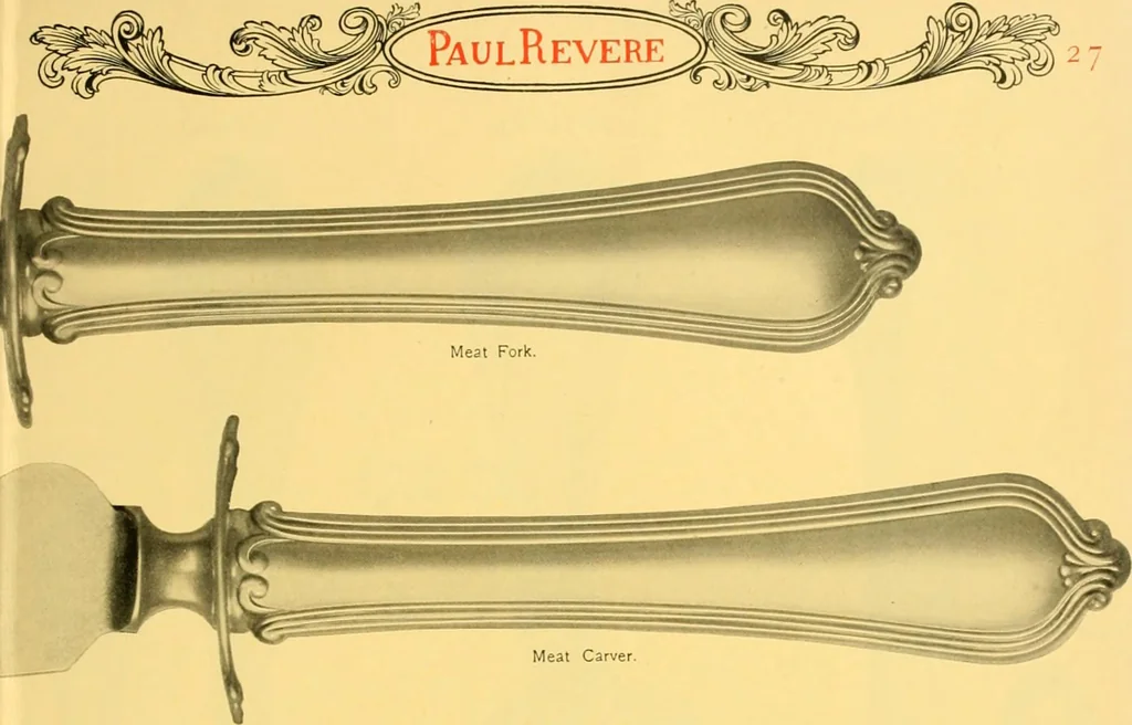 An illustration from An outline of the life and works of Col. Paul Revere; with a partial catalogue of silverware bearing his name, 1901, leaf 30