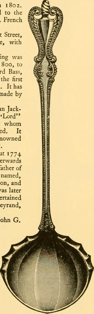 An illustration from An outline of the life and works of Col. Paul Revere; with a partial catalogue of silverware bearing his name, 1901, leaf 76