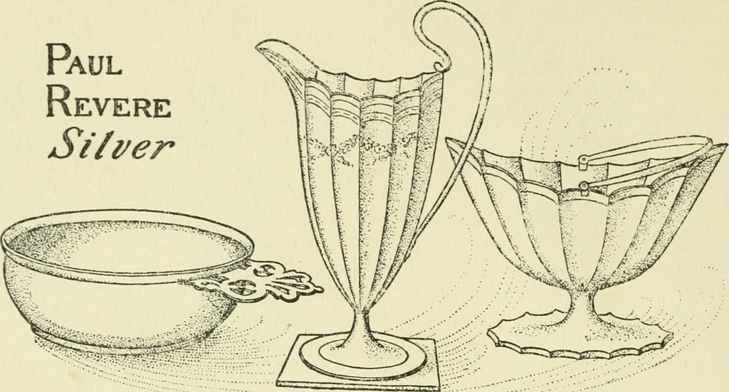 An illustration from An outline of the life and works of Col. Paul Revere; with a partial catalogue of silverware bearing his name, 1901, leaf 15