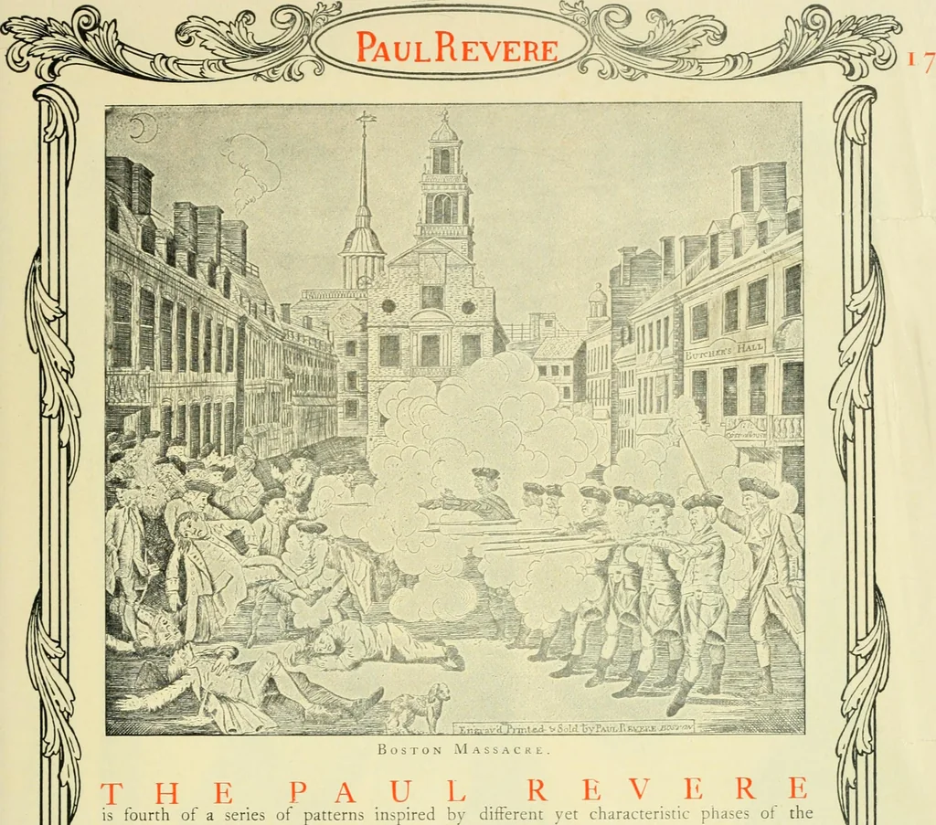 An illustration from An outline of the life and works of Col. Paul Revere; with a partial catalogue of silverware bearing his name, 1901, leaf 20