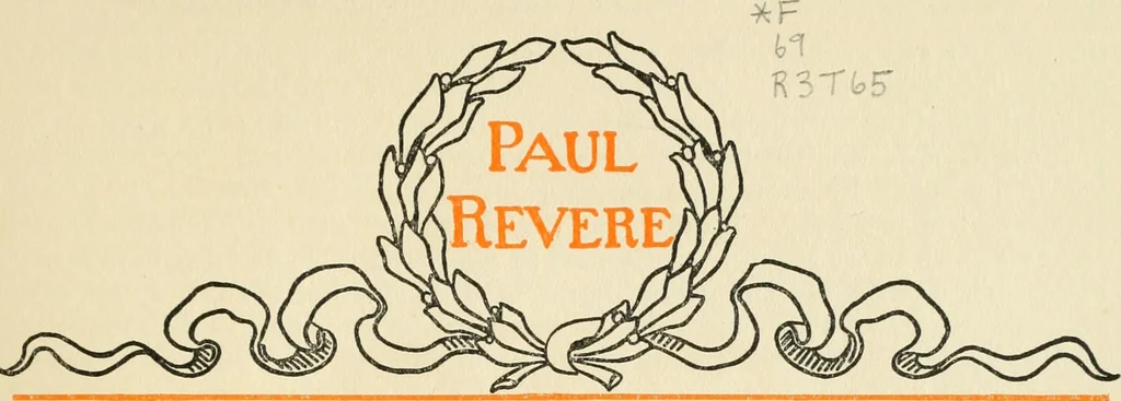 An illustration from An outline of the life and works of Col. Paul Revere; with a partial catalogue of silverware bearing his name, 1901, leaf 6