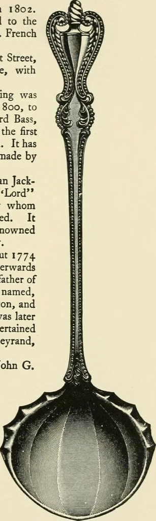 An illustration from An outline of the life and works of Col. Paul Revere; with a partial catalogue of silverware bearing his name, 1901, leaf 74