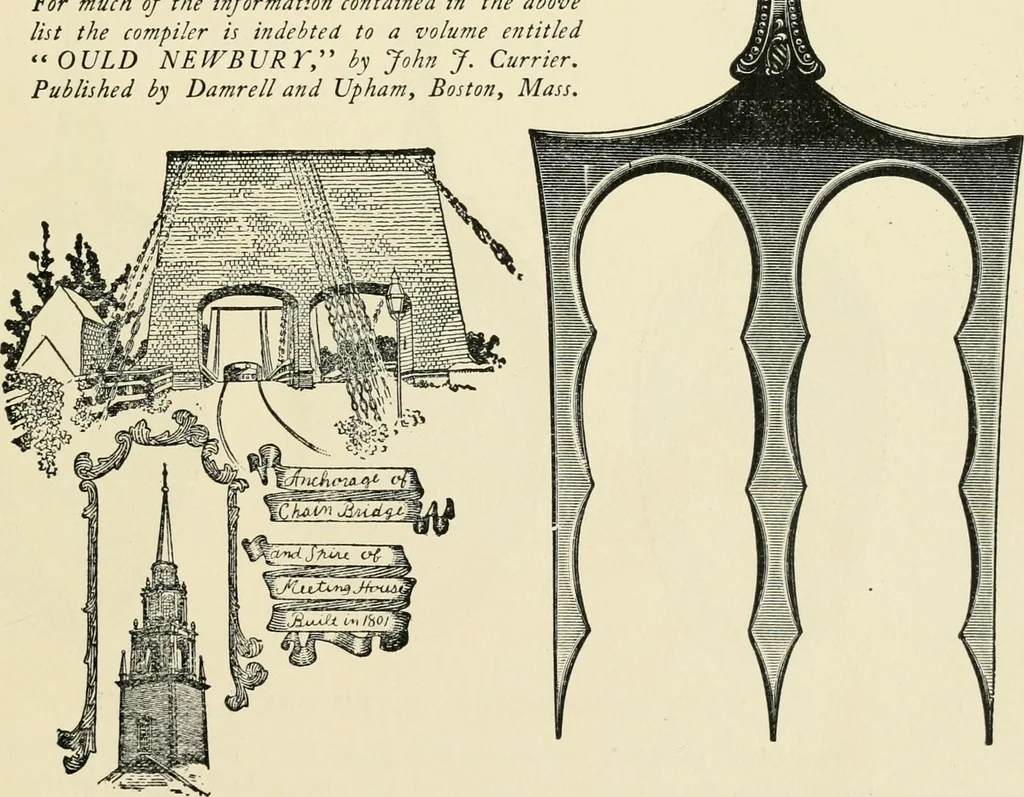 An illustration from An outline of the life and works of Col. Paul Revere; with a partial catalogue of silverware bearing his name, 1901, leaf 76