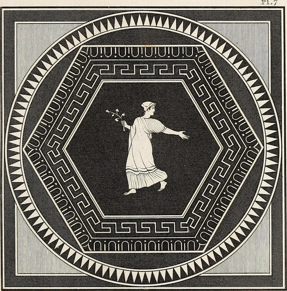 An illustration from Outlines from the figures and compositions upon the Greek, Roman, and Etruscan vases of the late Sir William Hamilton; with engraved borders, 1804, leaf 42