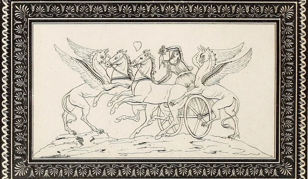 An illustration from Outlines from the figures and compositions upon the Greek, Roman, and Etruscan vases of the late Sir William Hamilton; with engraved borders, 1804, leaf 55