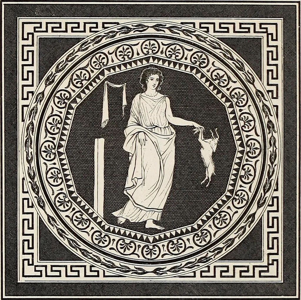 An illustration from Outlines from the figures and compositions upon the Greek, Roman, and Etruscan vases of the late Sir William Hamilton; with engraved borders, 1804, leaf 63