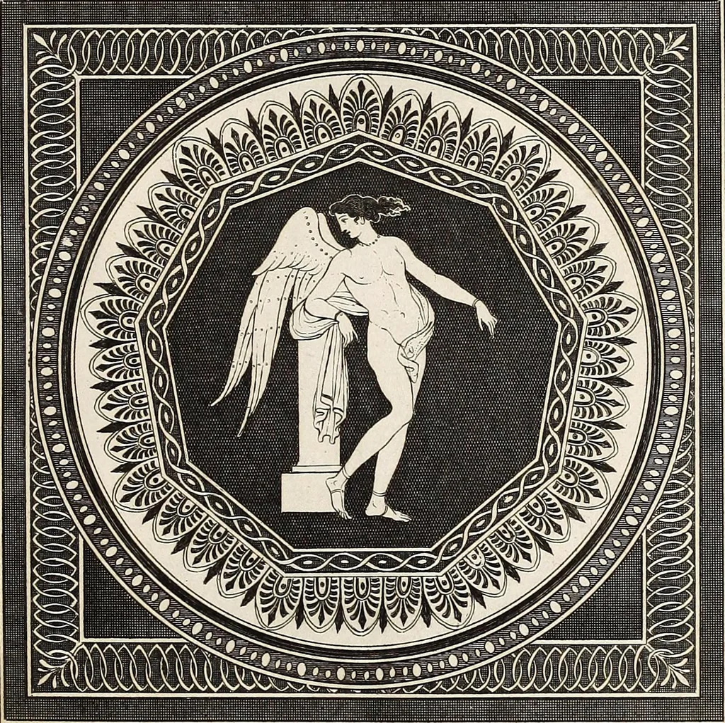 An illustration from Outlines from the figures and compositions upon the Greek, Roman, and Etruscan vases of the late Sir William Hamilton; with engraved borders, 1804, leaf 90