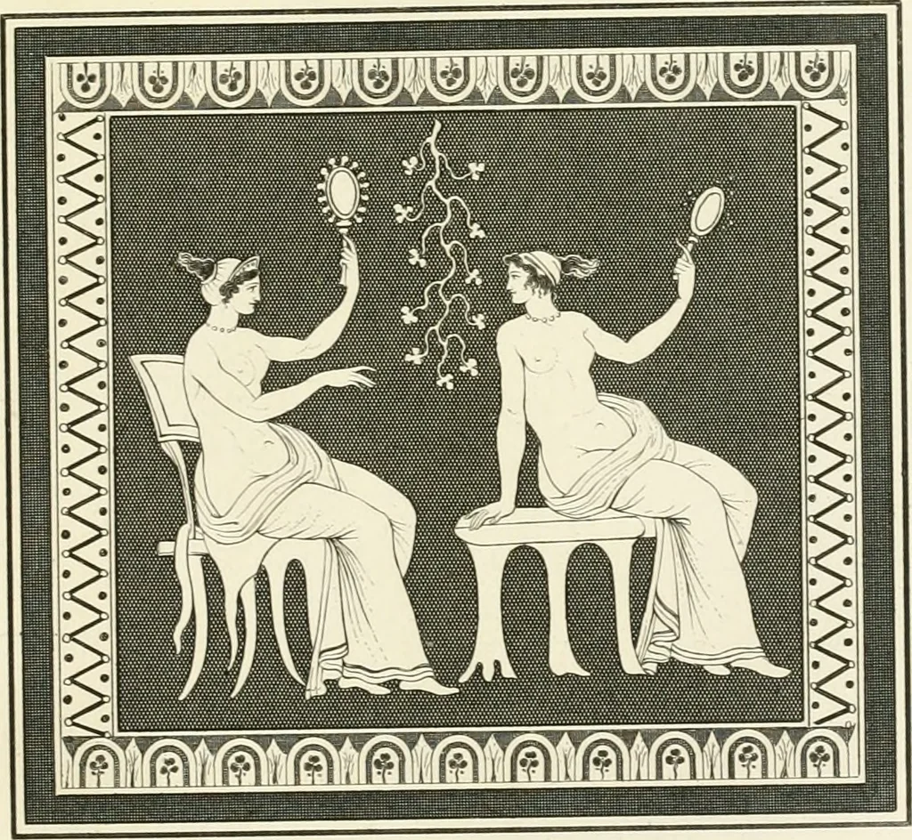 An illustration from Outlines from the figures and compositions upon the Greek, Roman, and Etruscan vases of the late Sir William Hamilton with engraved borders, 1804, leaf 110