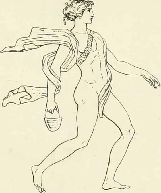 An illustration from Outlines from the figures and compositions upon the Greek, Roman, and Etruscan vases of the late Sir William Hamilton with engraved borders, 1804, leaf 34
